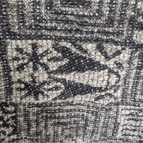 Vintage Eric Alexandre Black and Cream Knit Patterned Vest Size 40 Large Womens - Picture 8 of 11